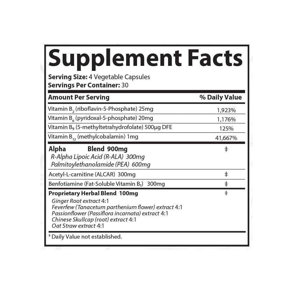 Cápsulas Sciatia Vitaminas B2, B6, B9, B12 – Fórmula para Nervio Ciático