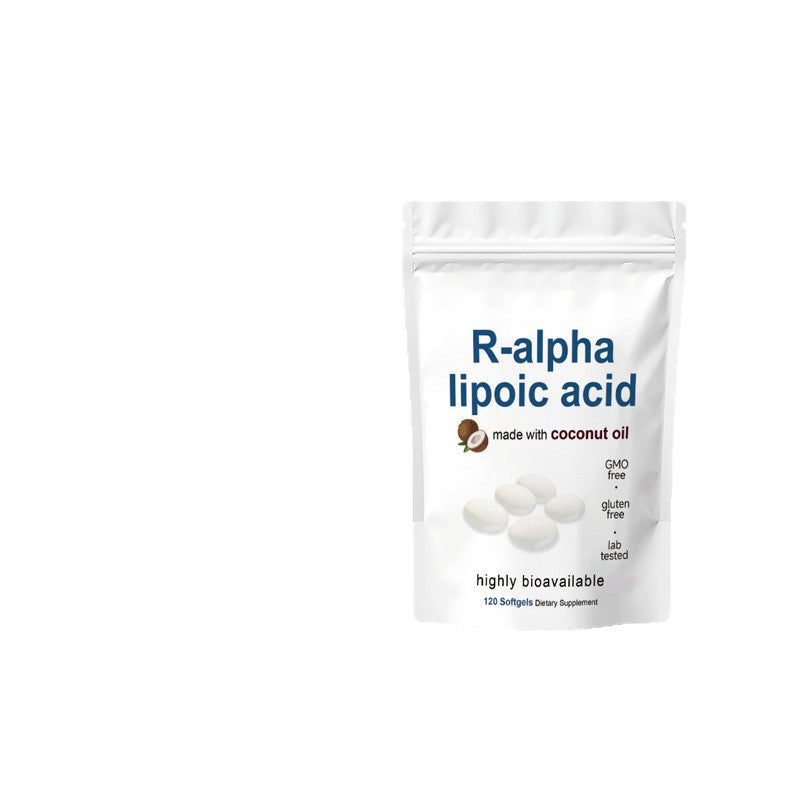 Ácido R-Alpha Lipoico Alta Biodisponibilidad Antioxidante Natural Suplemento para Energía y Metabolismo