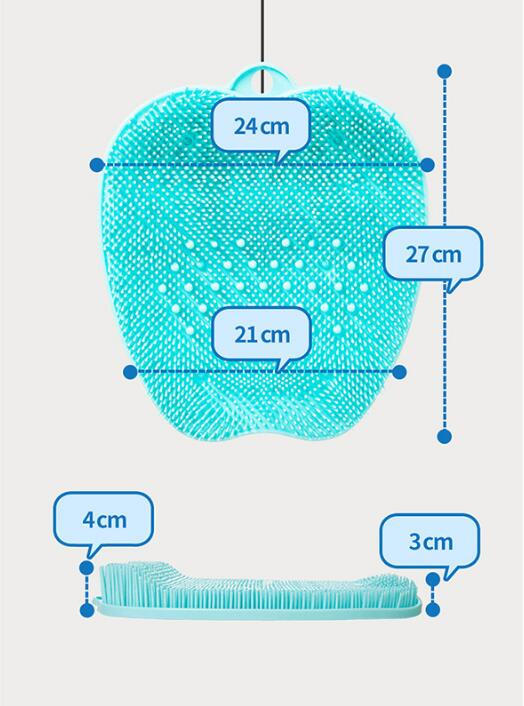 Masajeador y Cepillo de Pies para Ducha Fovolat – Sin Agacharse, Ideal para Embarazadas y Adultos Mayores