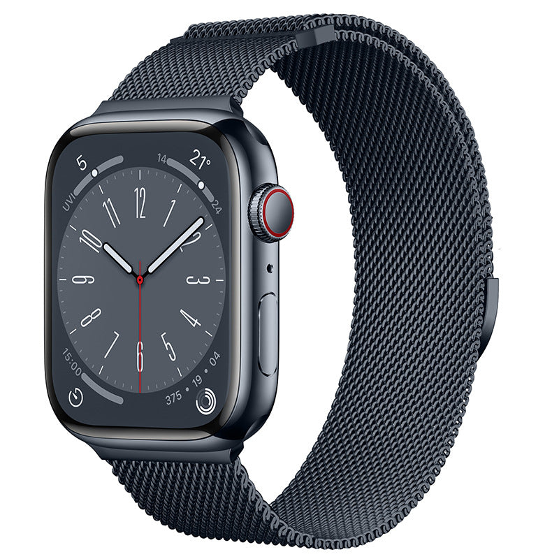 Correa Milanese de Acero Magnética para Apple Watch iWatch 11 – 38 a 49mm, 10 Colores, Cierre Magnético