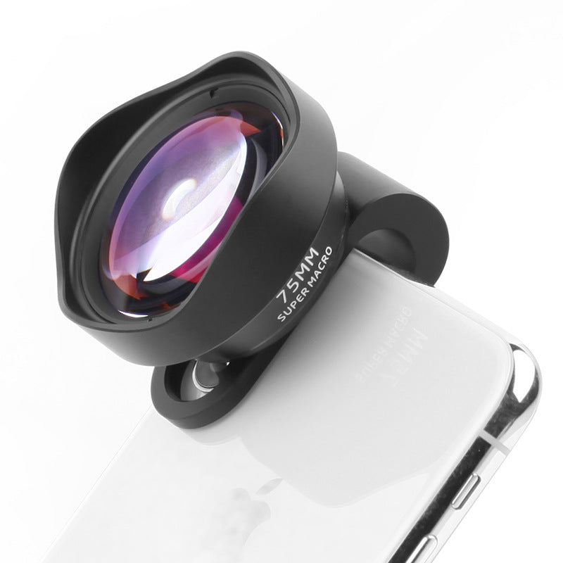 Lente Teleobjetivo HD 75MM con Macro para Smartphones Fotografía Profesional Zoom Óptico Móvil