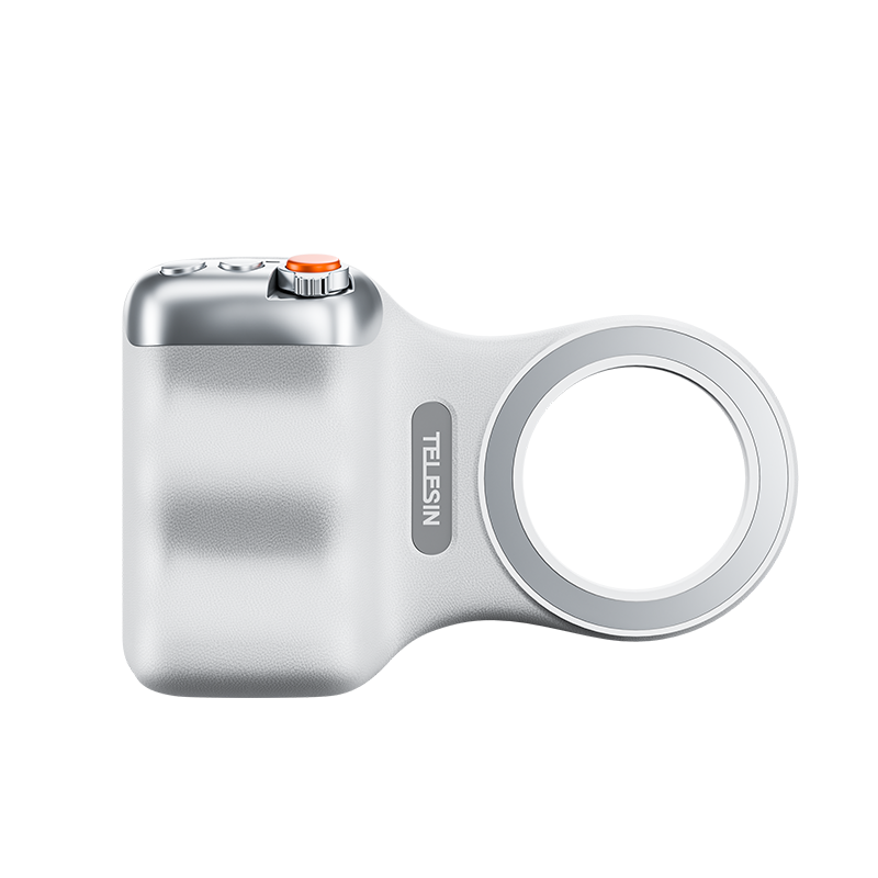 Grip MagSafe Certificado MFi Bluetooth Inalámbrico Estabilizador Anti-Vibráciones para Fotografía con Smartphone