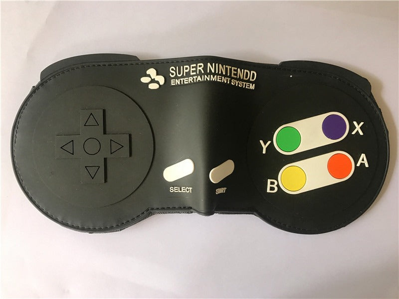 Cartera Corta Diseño PlayStation PS4 Botones Control Gamer Wallet Hombre Joven Friki