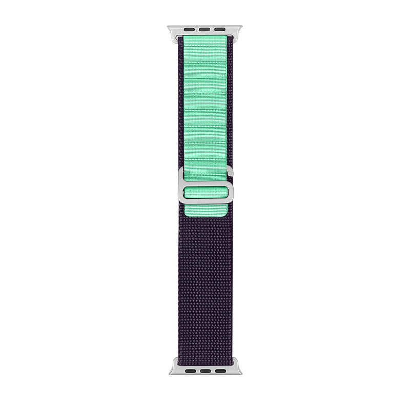 Correa de Nylon Loop para Apple Watch Series 11/10/Ultra – Alta Montaña, +60 Colores, 38–49mm