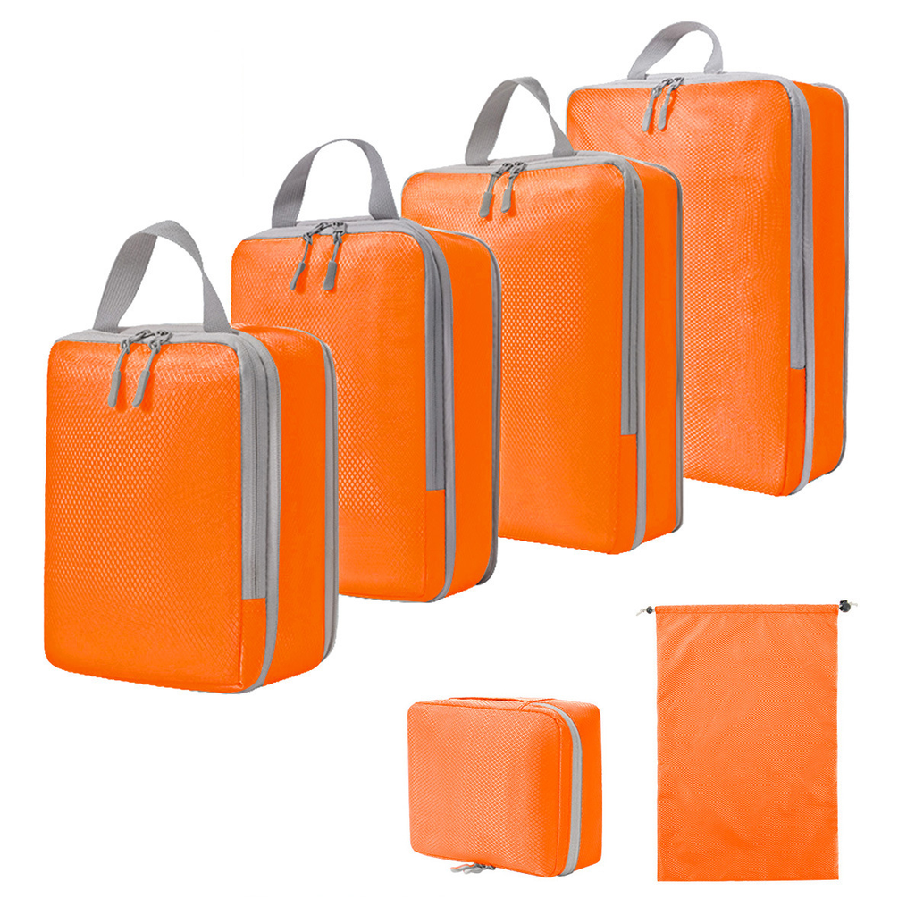 Set de Bolsas Organizadoras de Viaje Digital Cosméticos Zapatos y Ropa Compresoras de Equipaje