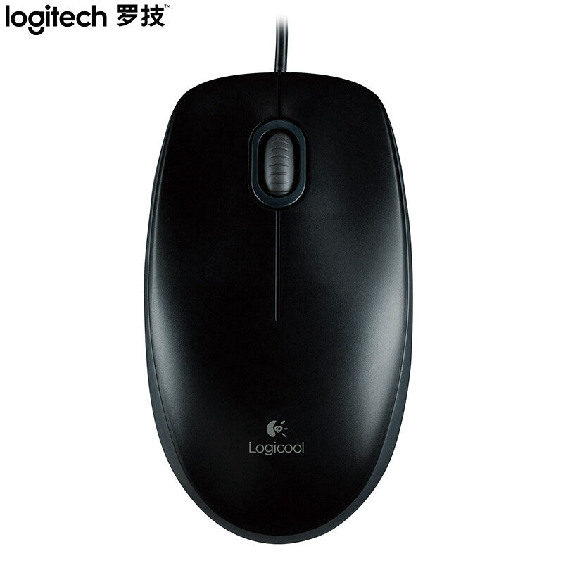 Mouse Logitech M100r con Cable USB Oficina Hogar Universal Laptop y PC Business