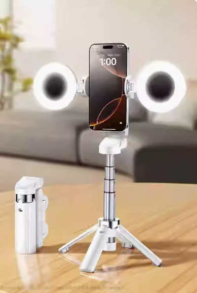 Selfie Stick Bluetooth JC-25 – Tripóde Extensible Antivibración, Streaming y Fotografía