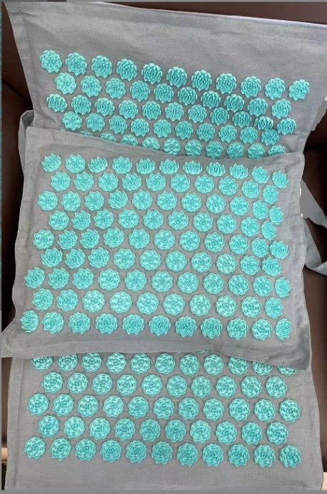 Set Cojín Triangular Lotus de Lino y Fibra de Coco para Acupresión y Meditación | 13 Colores