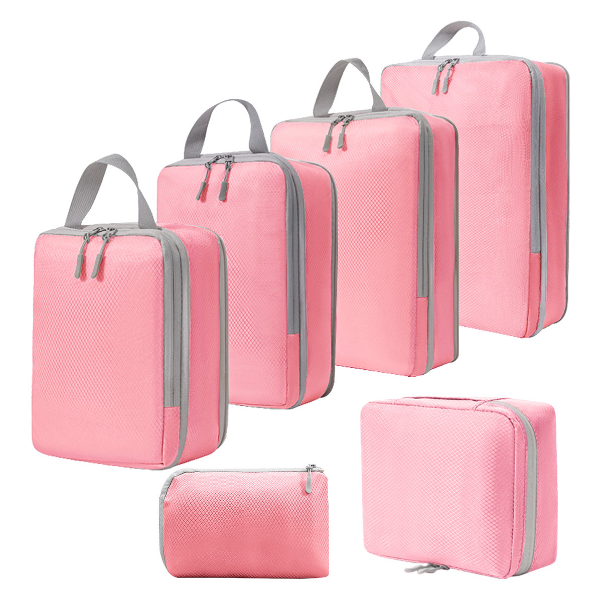 Set de Bolsas Organizadoras de Viaje Digital Cosméticos Zapatos y Ropa Compresoras de Equipaje