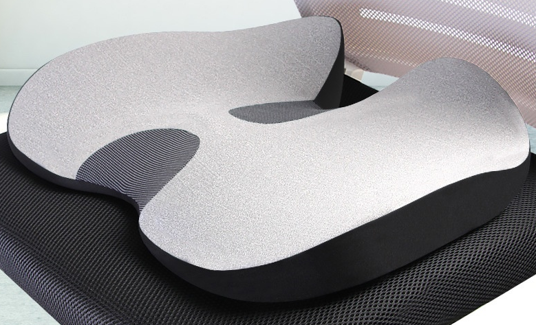 Cojín de Memoria Espuma para Silla de Oficina y Escritorio Soporte Postural Cómodo Anti-Fatiga