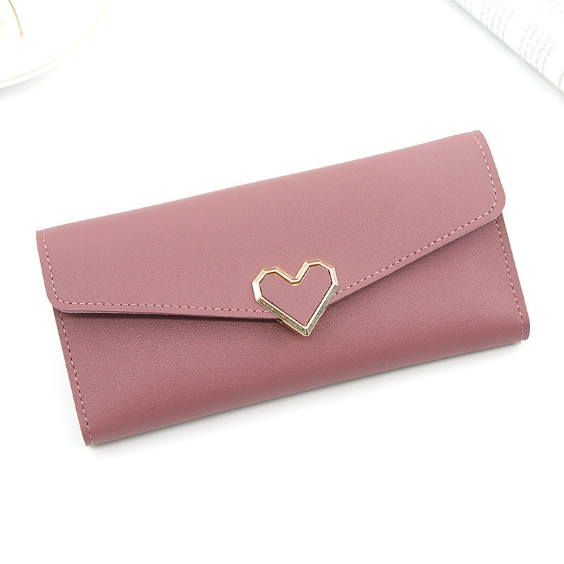 Cartera Mujer Corta Cuero PU con Cierre Zip Ranuras Tarjetas y Billetes Casual Compacta