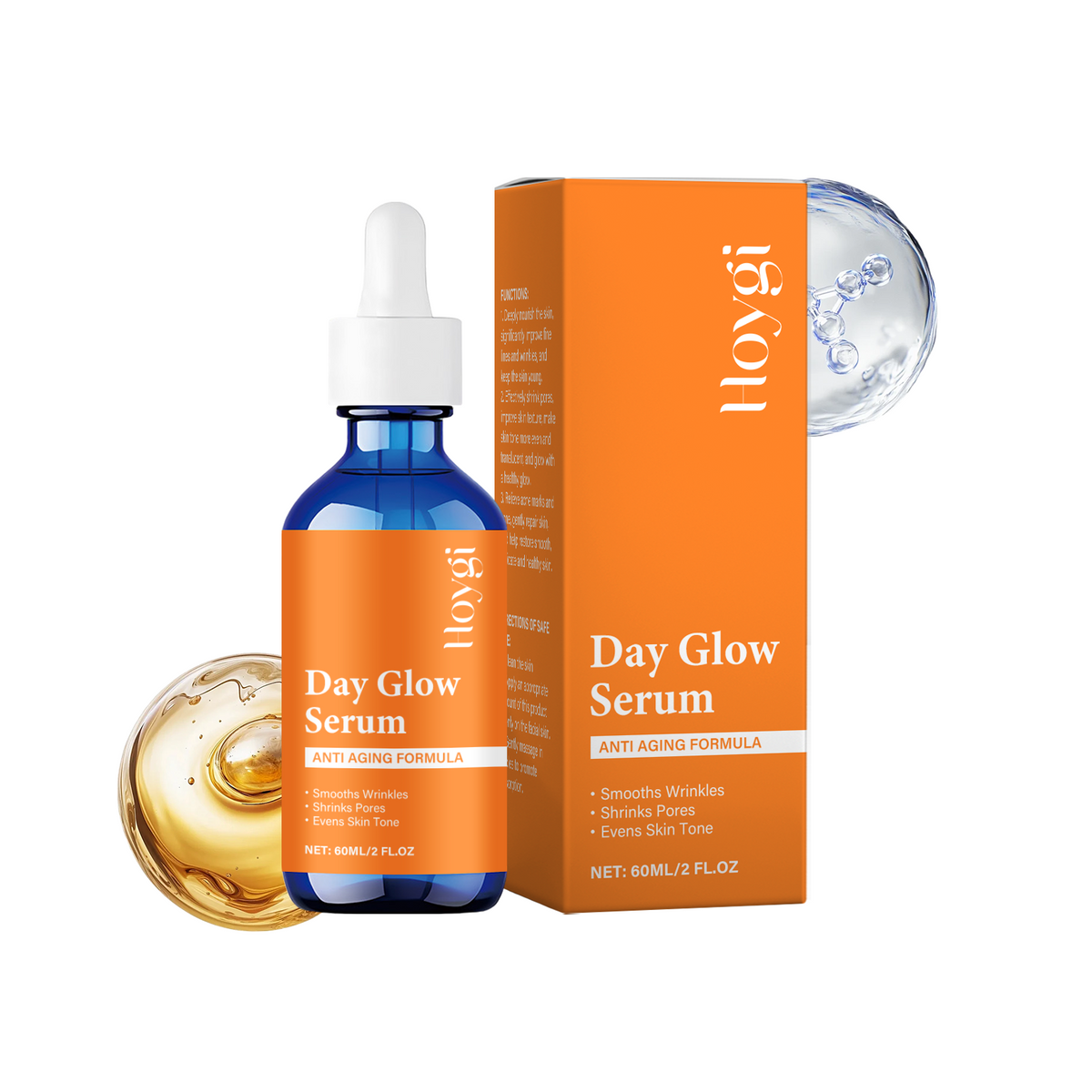 Hoygi Sérum Facial con Centella Asiática y Tocoferol – Mejora Elasticidad, Hidratación y Luminosidad