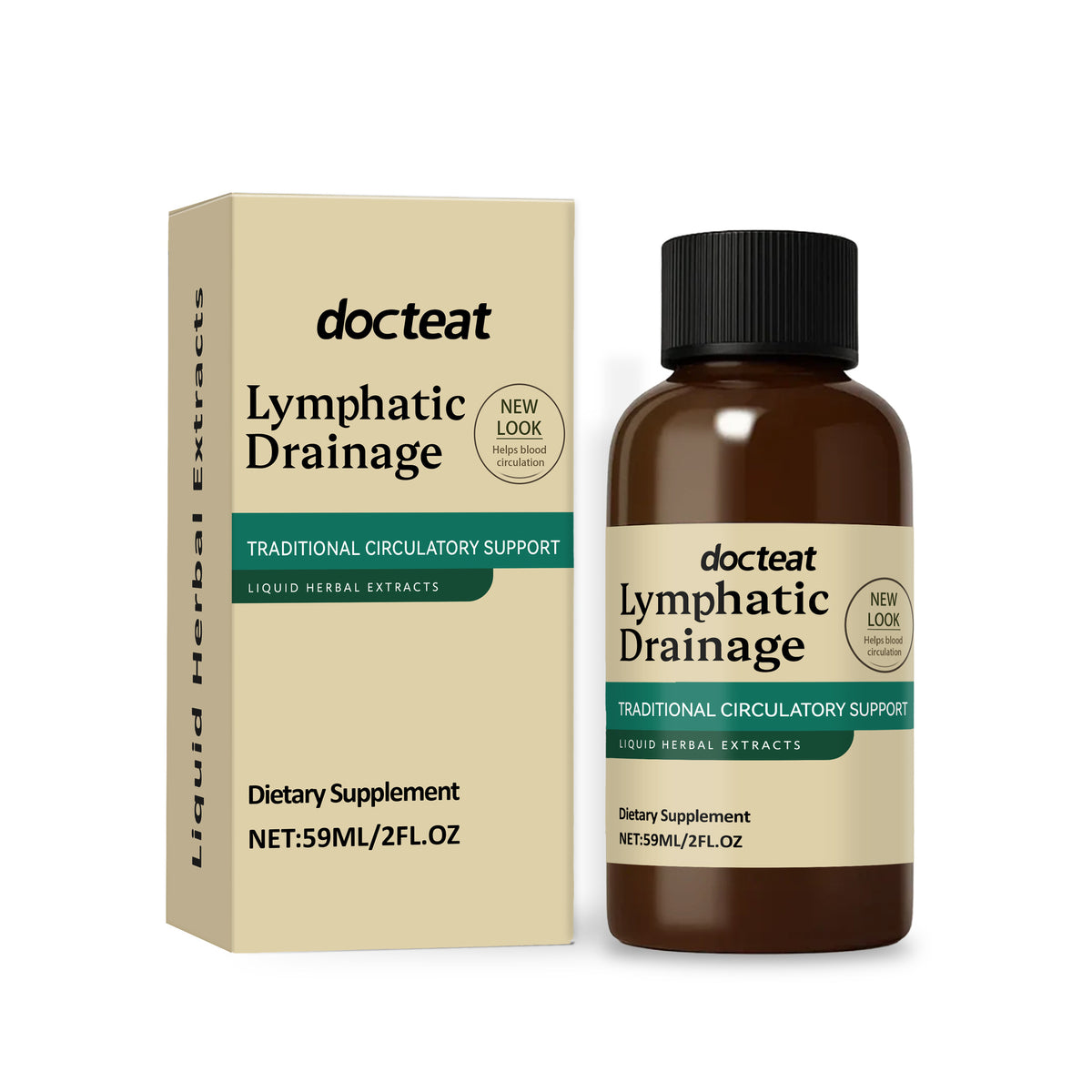 Gotas Drenaje Linfático Docteat – Suplemento Herbal para Circulación y Vitalidad