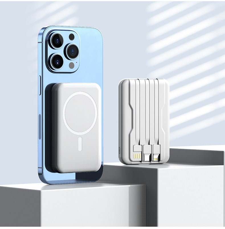 Power Bank MagSafe Magnético 10000mAh Mini Carga Ultrarrápida Compacto para iPhone