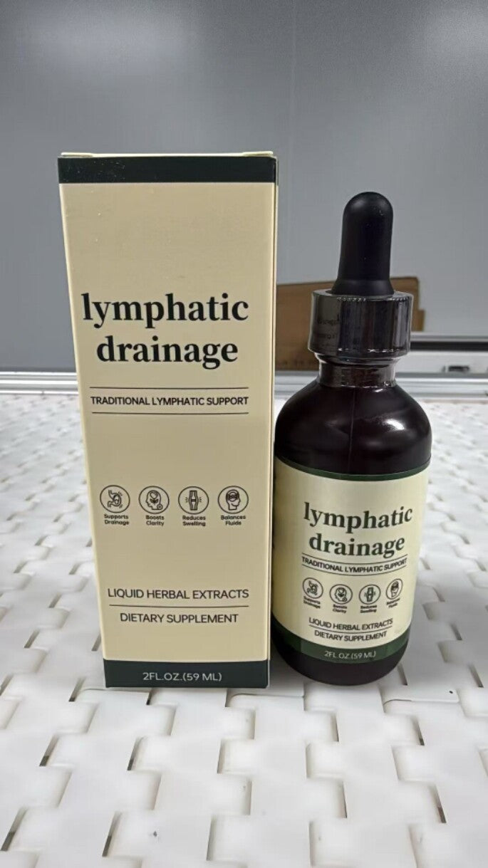 Gotas de Drenaje Linfático 60ml Suplemento Natural para Eliminación de Toxinas y Bienestar
