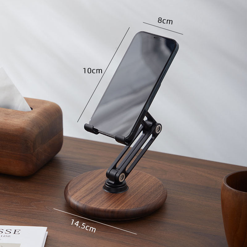 Soporte de Escritorio Giratorio para Teléfono y Tablet – Aleación de Aluminio, Doble Plegado, 5 Variantes
