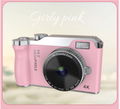 Cámara Digital Retro 4K HD Portátil para Estudiantes Niños Foto y Video Regalo