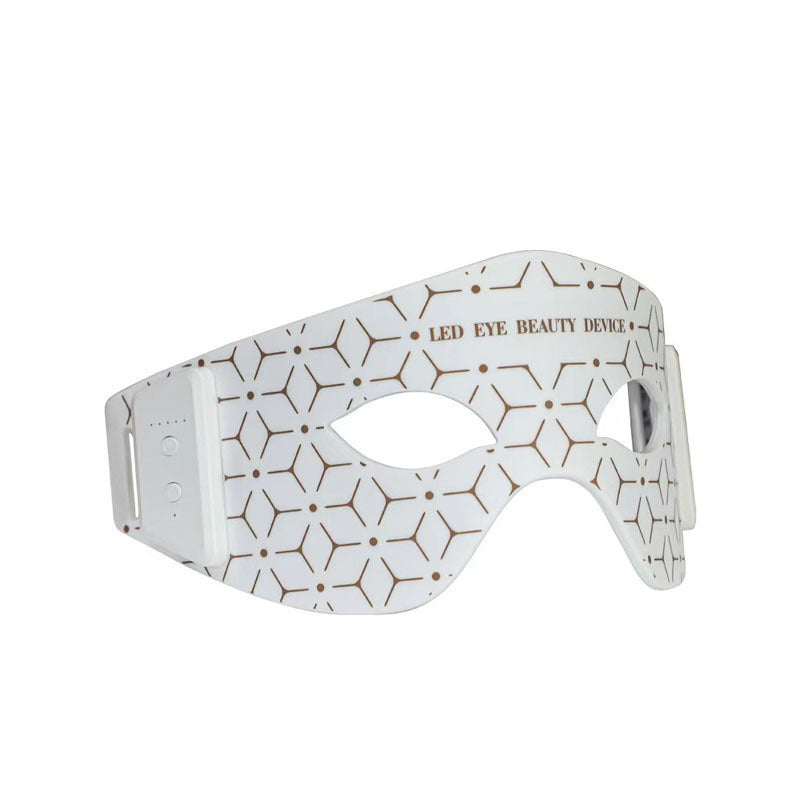 Masajeador de Ojos Facial con Silicona y Luz Roja LED Anti-Ojeras y Bolsas Recargable USB | Blanco / Negro / Rojo