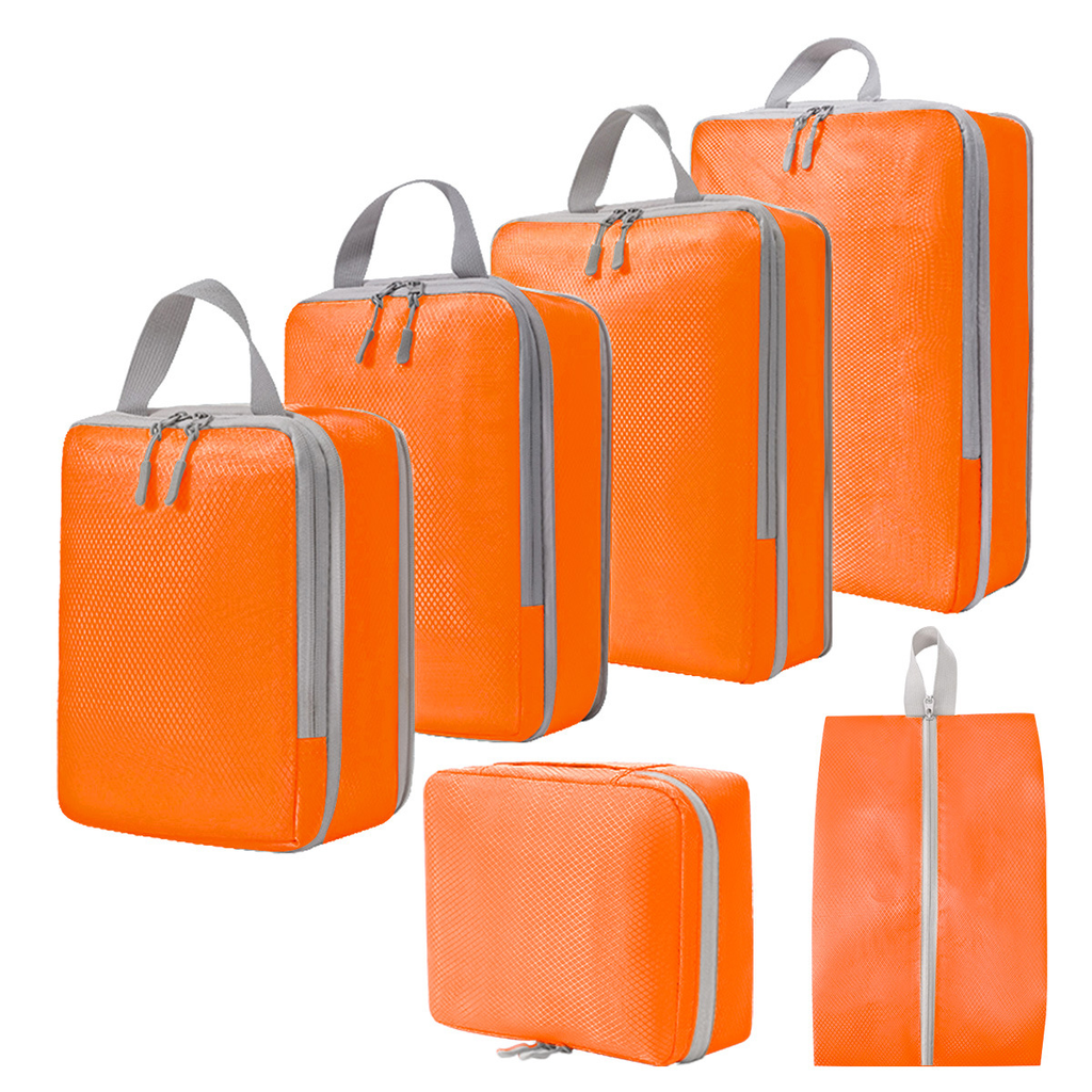 Set de Bolsas Organizadoras de Viaje Digital Cosméticos Zapatos y Ropa Compresoras de Equipaje