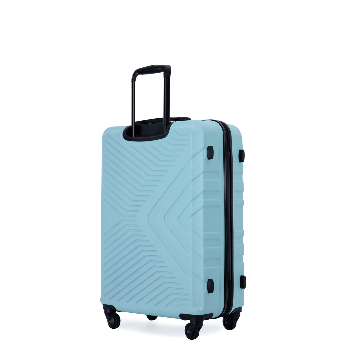 Set de 3 Maletas ABS Hardshell con Ruedas Dobles Ganchos y Candado TSA 20/24/28 Color Verde