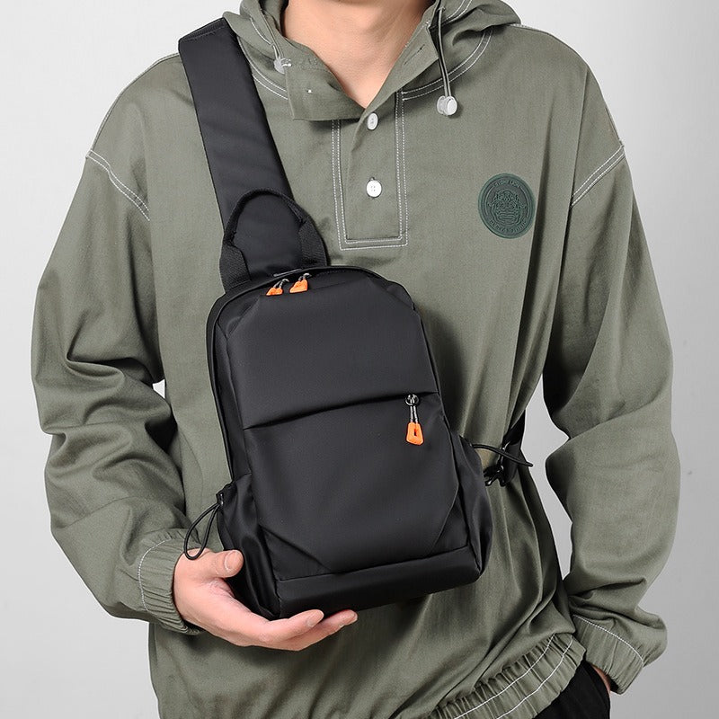 Mochila Crossbody Sling Bag Multifuncional 900D Resistente Hombro Unisex 30.5x9x18cm 2 Colores
