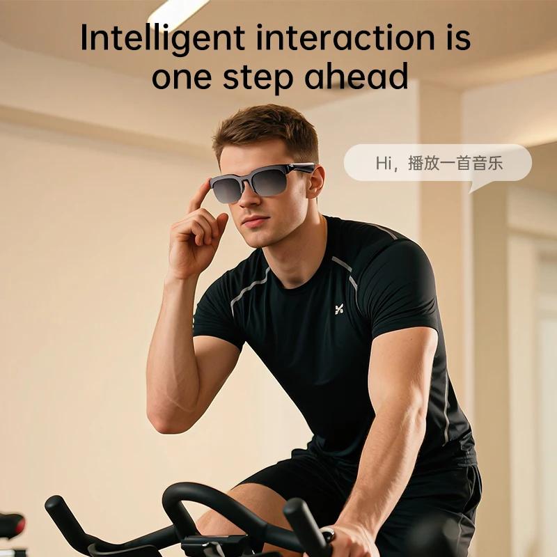 Lentes Inteligentes Bluetooth 6.0 con IA Música Llamadas Traducción Deportivos Batería Larga
