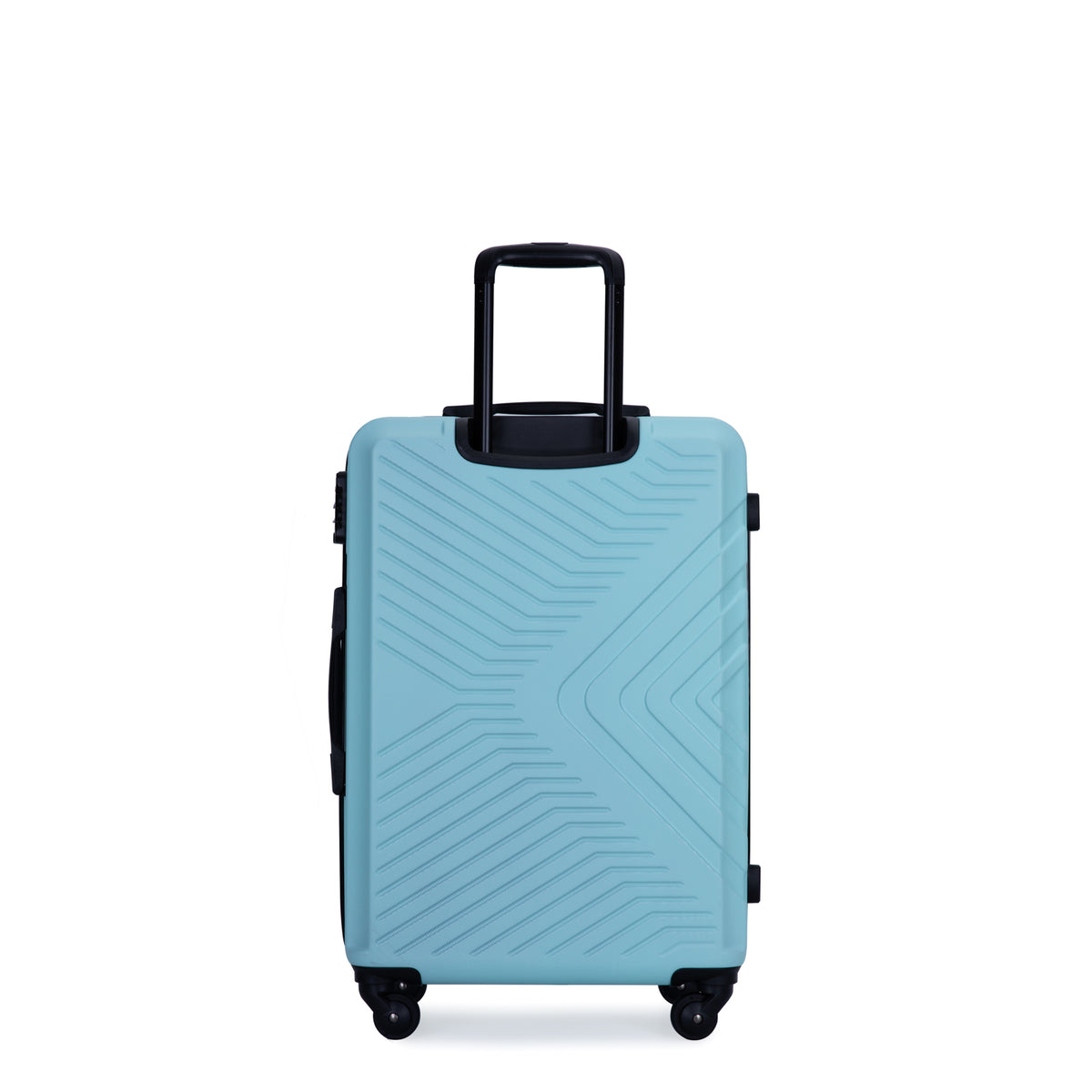 Set de 3 Maletas ABS Hardshell con Ruedas Dobles Ganchos y Candado TSA 20/24/28 Color Verde