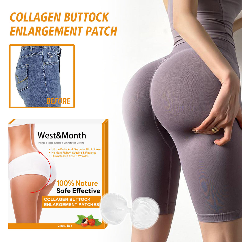 West&Month Parche Reafirmante de Glúteos con Colágeno y Extractos Naturales