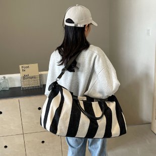 Bolso Tote Mujer Canvas Lona Grande Multibolsillos Escuela Trabajo Compras Casual