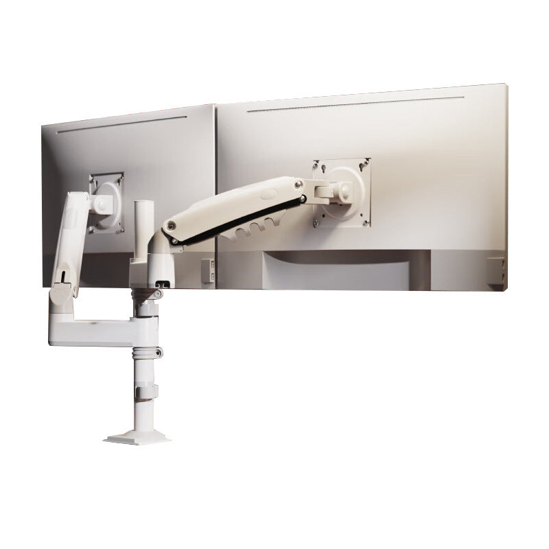 Soporte Doble Monitor H180/F160 – Brazo Giratorio Ajustable de Aleación de Aluminio, 17–27"