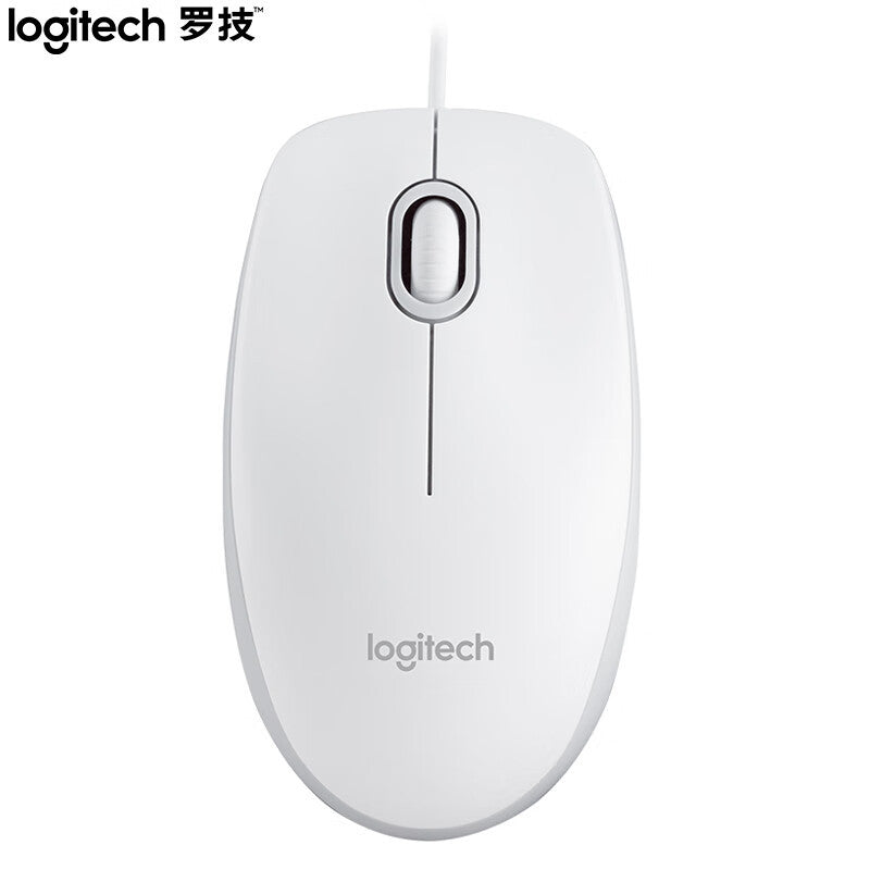 Mouse Logitech M100r con Cable USB Oficina Hogar Universal Laptop y PC Business