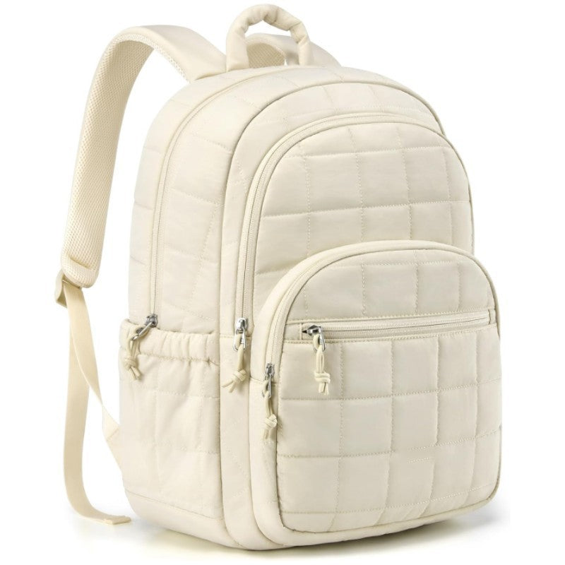 Mochila Nylon Acolchada Mujer Viaje Multifunción Porta Laptop 20x30x44cm 2 Colores