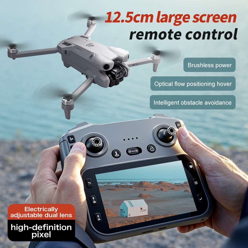 Drone con Pantalla HD Fotografía Aérea Motor Brushless Evasión Obstáculos ESC Quadrocopter