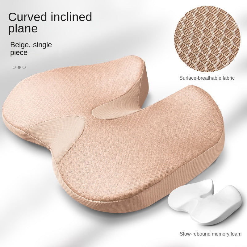 Cojín de Memoria Espuma para Silla de Oficina y Escritorio Soporte Postural Cómodo Anti-Fatiga