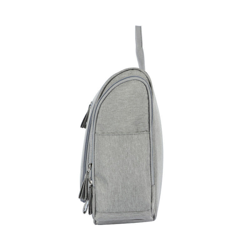 Bolsa de Cosméticos con Espejo y Gancho Colgante Impermeable para Mujer y Hombre Organizador de Viaje