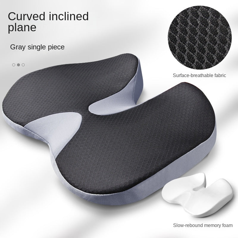 Cojín de Memoria Espuma para Silla de Oficina y Escritorio Soporte Postural Cómodo Anti-Fatiga