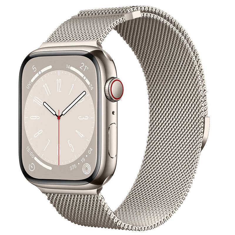 Correa Milanese de Acero Magnética para Apple Watch iWatch 11 – 38 a 49mm, 10 Colores, Cierre Magnético