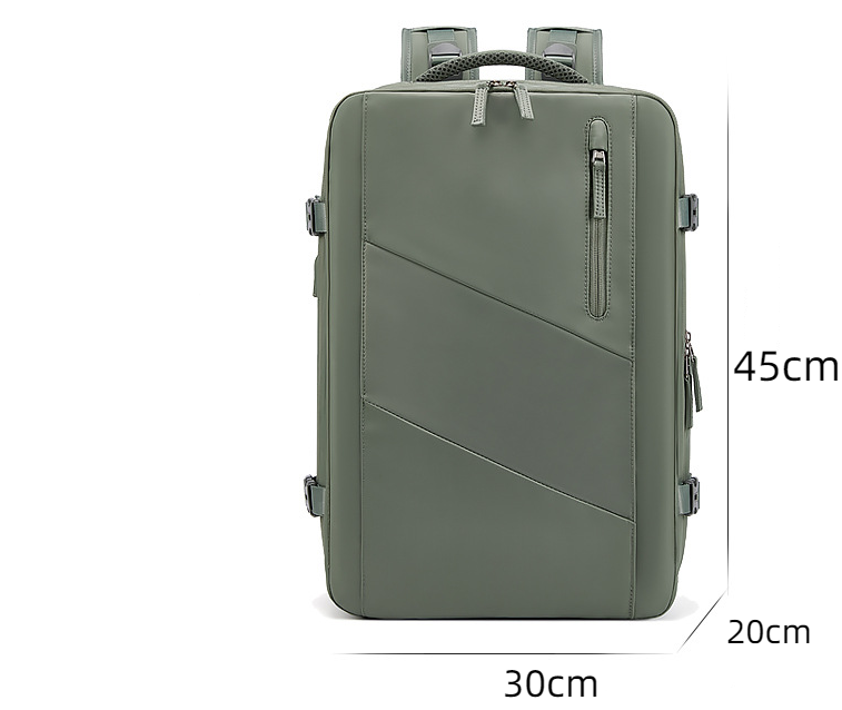 Mochila Multifuncional Oxford Impermeable Porta Laptop Gran Capacidad Correa Curva Unisex 30x20x45cm 6 Colores