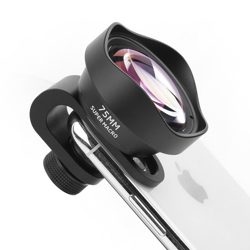 Lente Teleobjetivo HD 75MM con Macro para Smartphones Fotografía Profesional Zoom Óptico Móvil