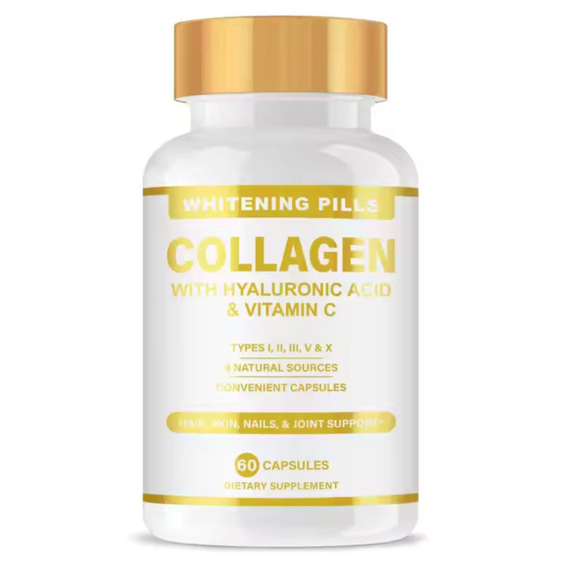 Cápsulas de Colágeno Blanqueador con Ácido Hialurónico y Vitamina C