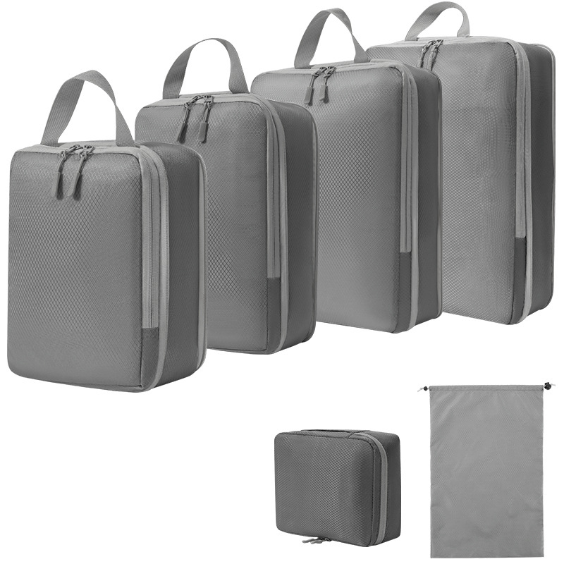 Set de Bolsas Organizadoras de Viaje Digital Cosméticos Zapatos y Ropa Compresoras de Equipaje