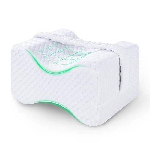 Almohada Cuadrada para Piernas y Rodillas Multifuncional Descanso para Embarazadas y Postura Lateral