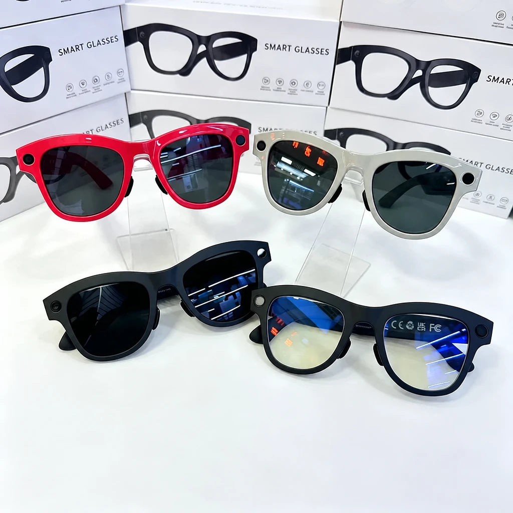 Lentes Inteligentes M01 Pro con Cámara WiFi, IA, Traductor en Tiempo Real y Control de Voz