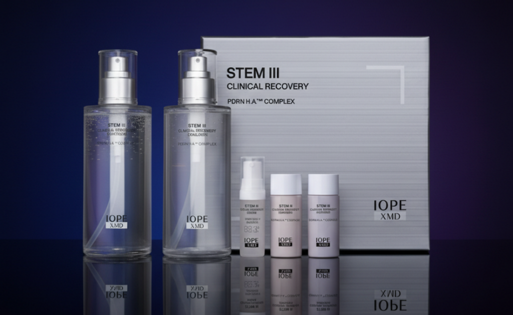 Set de Recuperación Clínica IOPE XMD STEM III – Softener 130ml + Emulsión 130ml