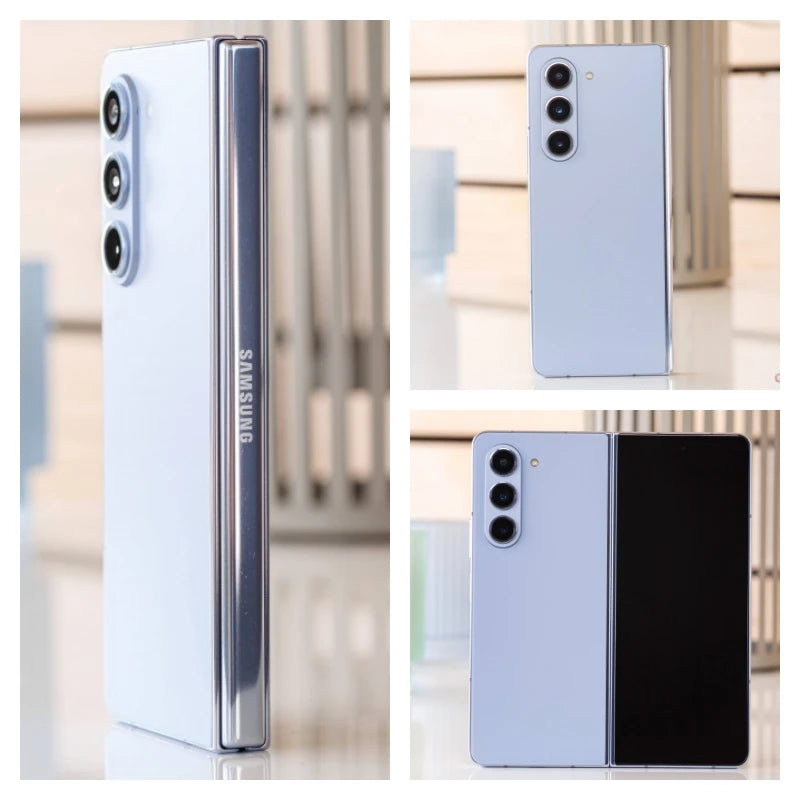 Samsung Galaxy Z Fold 5 Fold5 5G Original 7.6 AMOLED 12GB ROM Snapdragon NFC 99% New Cellphone