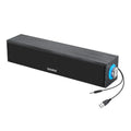Barra de Sonido Bluetooth USB para PC y Laptop – Bocinas Duales de Madera