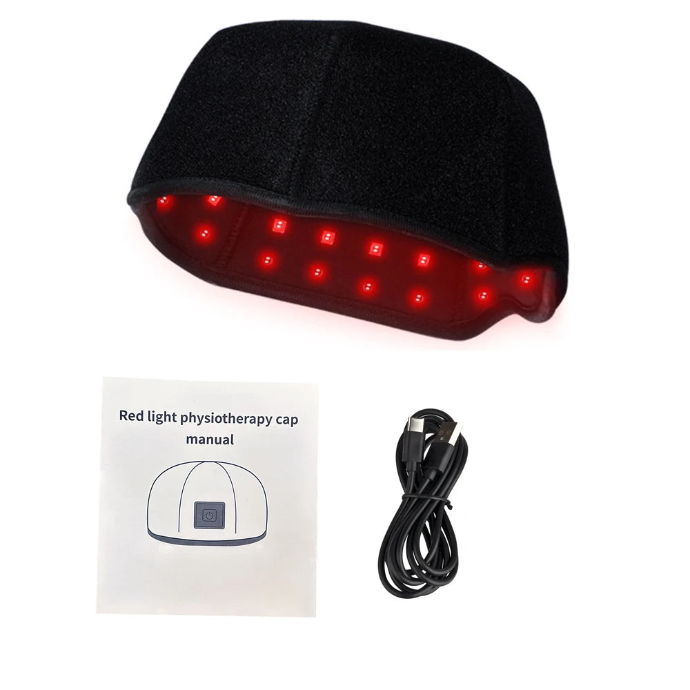 Gorro LED con Luz Roja 660nm e Infrarroja 850nm – Cuidado Capilar