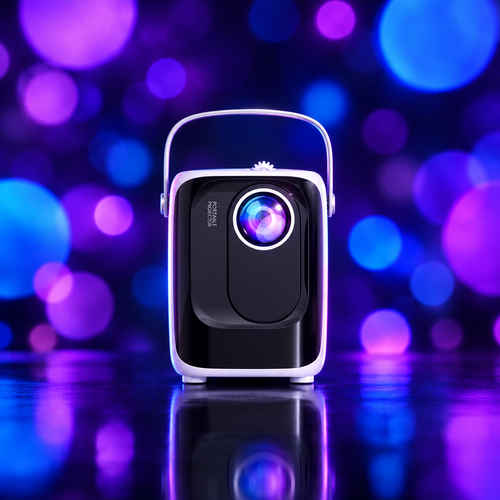 Mini Proyector A007 HD con Android y WiFi 5G – Portátil para Cine en Casa