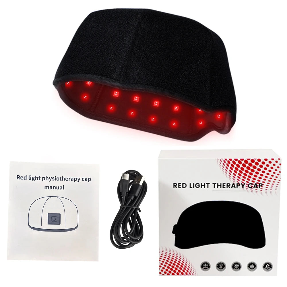 Gorro LED con Luz Roja 660nm e Infrarroja 850nm – Cuidado Capilar