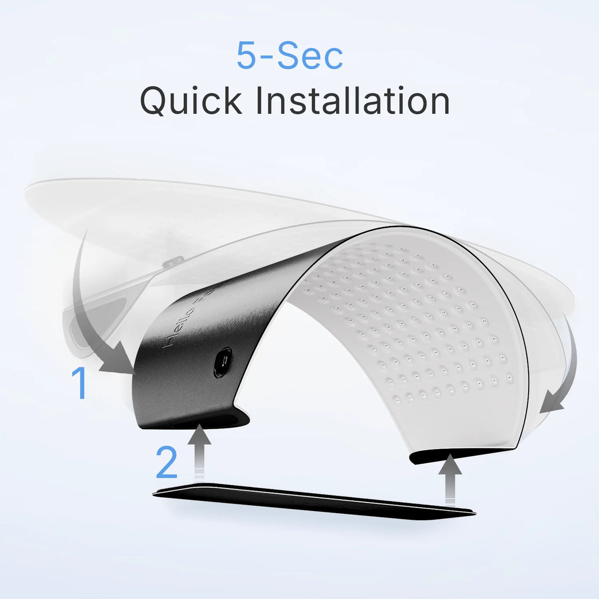 Panel LED de Fototerapia Hello Face L6 – 720 LEDs, Luz Roja e Infrarroja para Rostro y Cuerpo